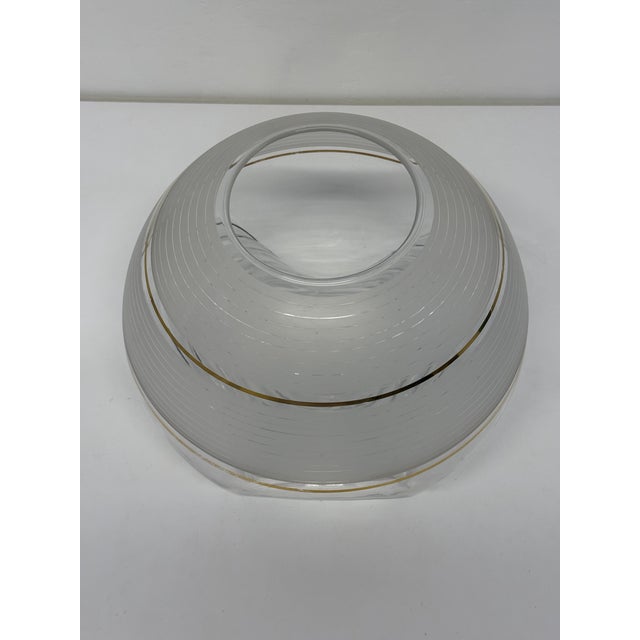 Italian Murano Glass Vase With Ribbed Base by Mazzega Circa 1960s. For Sale - Image 9 of 12