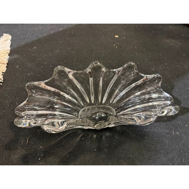 Vintage Crystal Bowl, 1960s For Sale - Image 4 of 5