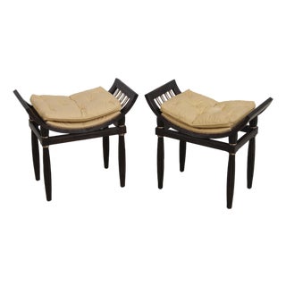 Pair Ferguson Copeland Italian Style Benches or Stools For Sale