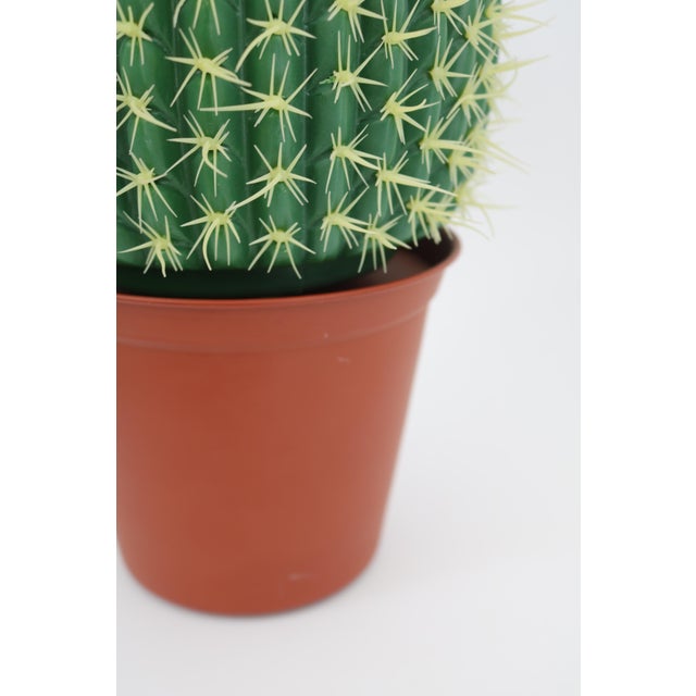 Metal Large Cactus Table Lamp, 1980s For Sale - Image 7 of 10