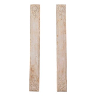 Pair of Antique French Painted Boiserie Panels For Sale
