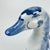 1990s Vintage Delft Style Blue White Porcelain Duck Goose Figurine For Sale - Image 5 of 7