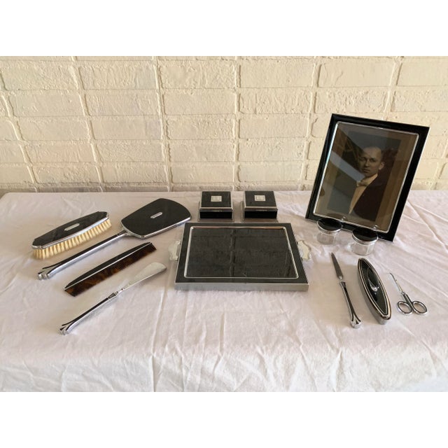 1930s Art Deco Vanity Set, 13 Pieces For Sale - Image 13 of 13