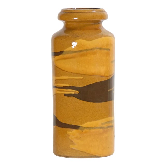 Vintage German Ceramic Vase from Scheurich, 1970s For Sale