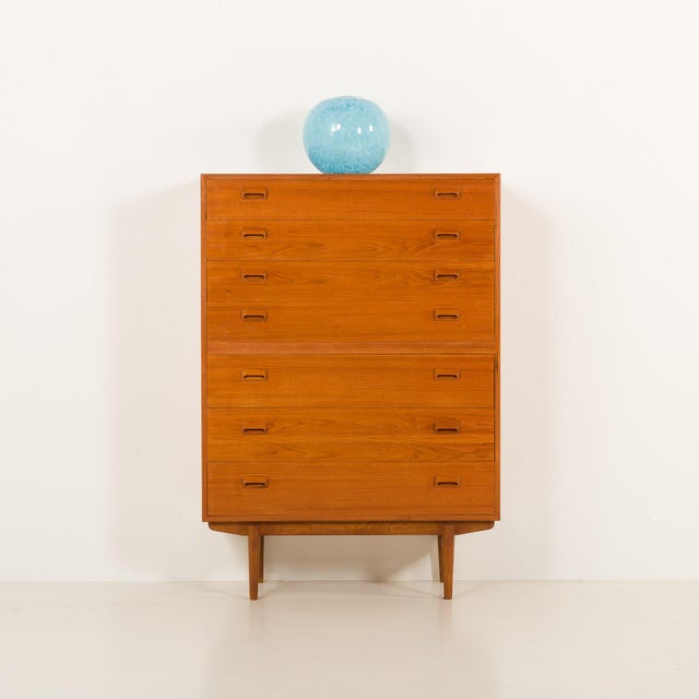 Mid-Century Modern Chest of Drawers by Børge Mogensen for Søborg Møbelfabrik, 1960s For Sale - Image 3 of 11