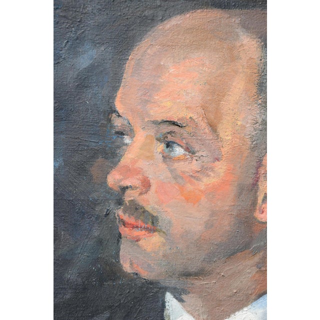 Ignaz Kaufmann, Portrait of a Gentleman, 1925, Oil Painting on Canvas, Framed For Sale - Image 6 of 9
