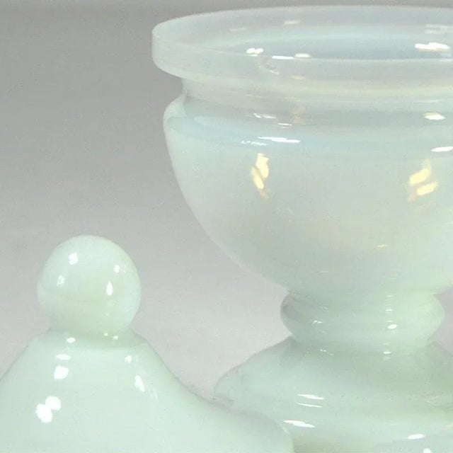 Opaline Glass Carafe and Box from Vincenzo Nason, 1960s, Set of 2 For Sale - Image 6 of 10