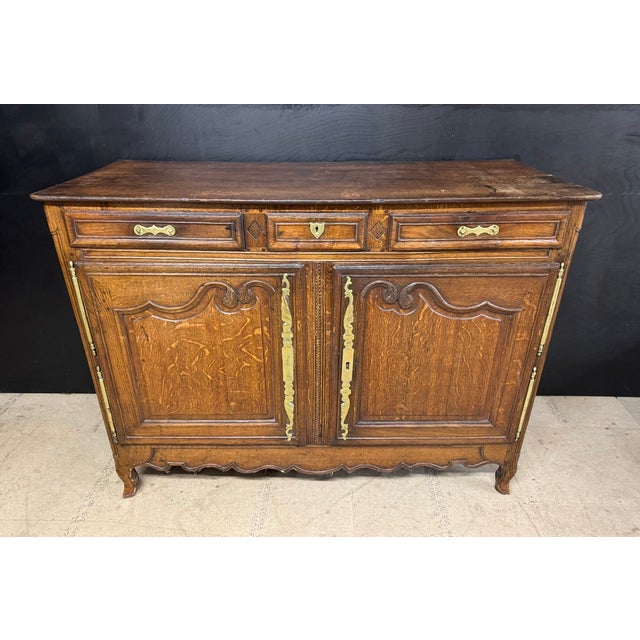 Antique French Normandy Buffet, 1780 For Sale - Image 14 of 14