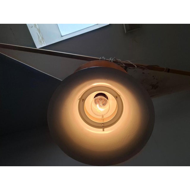 Vintage Danish Brass Pendant Light by Ben Nordsted for Lyskaer, 1970s For Sale - Image 4 of 18
