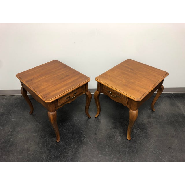 Ethan Allen French Country End Side Tables Pair Chairish