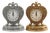Vintage Gold Heart Table Clock - Baroque Decorative Mantel Clock 23cm For Sale