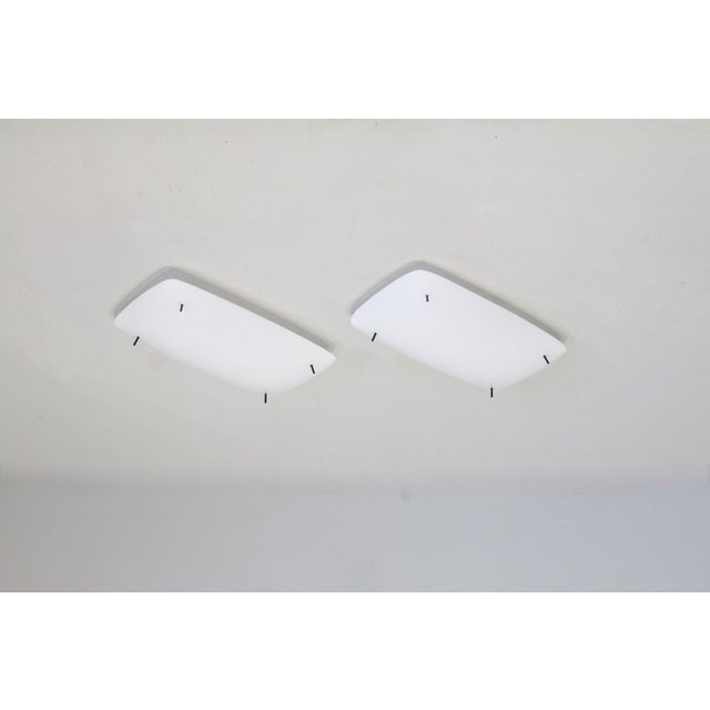 1950s Model 3032/F Ceiling Lamp by Gino Sarfatti for Arteluce Italia, 1954, Set of 2 For Sale - Image 5 of 13