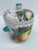 White Vintage Handpainted "Rumtopf" Rum Pot, Attributed to Deruta, Made in Italy For Sale - Image 8 of 11