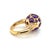 Pomellato Amethyst 18k Rose Gold Harem Cocktail Ring - Size 6.5 For Sale - Image 10 of 12