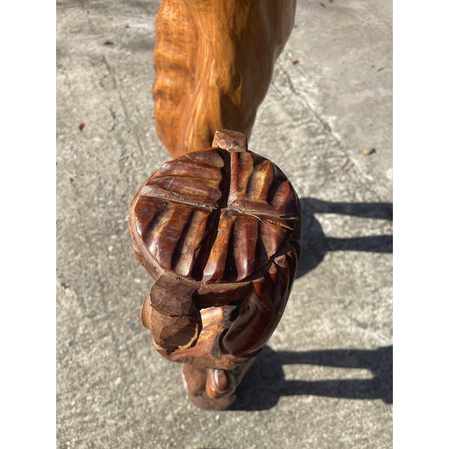 Carved Statues From Haiti 1970’s For Sale - Image 4 of 13