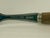 Vintage Japanese Mid-Century Stainless & Wood Cocktail Forks — Set of 12 For Sale - Image 11 of 12