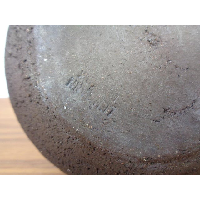 Danish Lava Ceramic Vases by Lehmann, 1960s, Set of 2 For Sale - Image 10 of 18