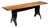 Industrial Table on Antique Cast Iron Base For Sale