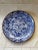 Chinese Antique Chinese Decorative Blue and White Charger With Flying Phoenix and Scallop Edges For Sale - Image 3 of 13