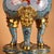 Early 21st Century Pair of Large Cloisonné Enamel Gilt Bronze Dragon Boshan Censers For Sale - Image 5 of 9