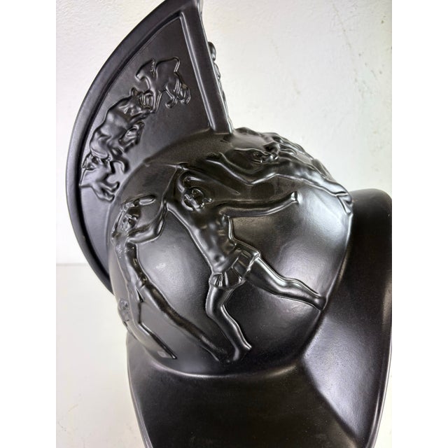 1960s Mid-Century Vintage Greco-Roman Inspired Military Bust For Sale - Image 5 of 12