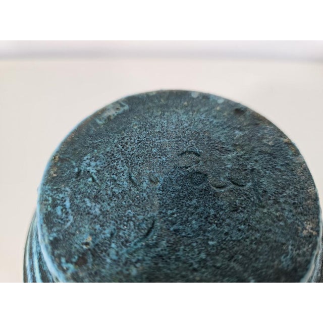 Ceramic Gallic Ceramic Vase from Accolay, 1950s For Sale - Image 7 of 8