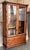 Brown 20th Century Large Cupboard or Bookcase with Glass Vitrine, Pine, Spain Restored For Sale - Image 8 of 18