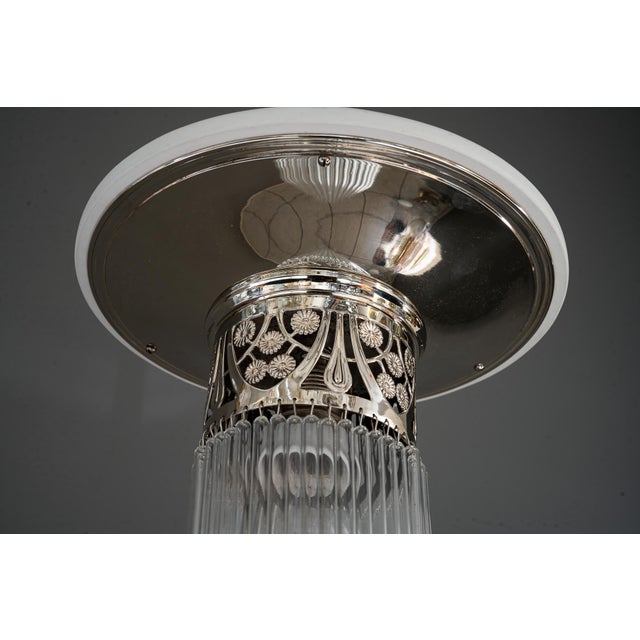 Polished and stove enameled The glass sticks are replaced ( new ) Up to 250V (Europe/UK Standard).The wiring of this item...