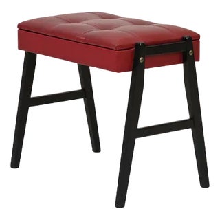 Pouf with Vintage Container, 1960s For Sale