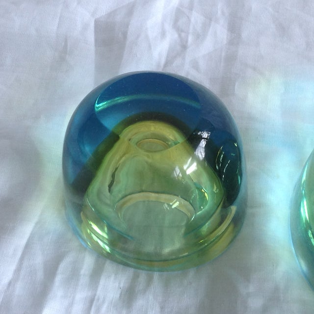Glass Ashtrays by Flavio Poli, 1960s, Set of 2 For Sale - Image 7 of 9
