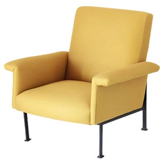 Vintage Yellow Armchair, 1950s For Sale
