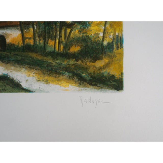 Marguerite Maduzac, Début de l'automne, Lithograph For Sale - Image 8 of 9