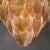 Italian Art Deco Gold and Pink Murano Glass Chandelier, 2000s For Sale - Image 14 of 15