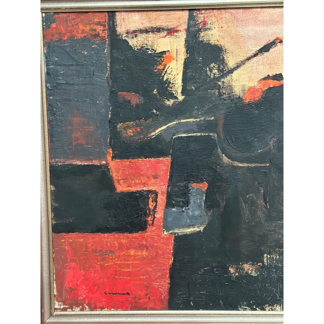 Gösta Wallmark, Transformation, 1950s, Oil Painting on Canvas, Framed For Sale - Image 17 of 18