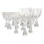 1980s Holmegaard Princess Crystal Stemware by Bent Severin Denmark - Set of 12 For Sale