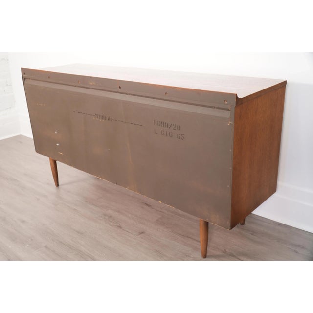 1960s Broyhill Sculptra "Double" Lowboy Dresser For Sale - Image 11 of 11