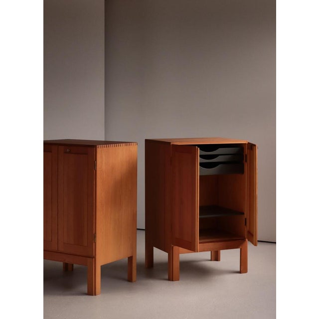 Pinewood Asserbo Cabinets by Børge Mogensen for Karl Andersson & Sons, Sweden, 1960s For Sale - Image 3 of 18