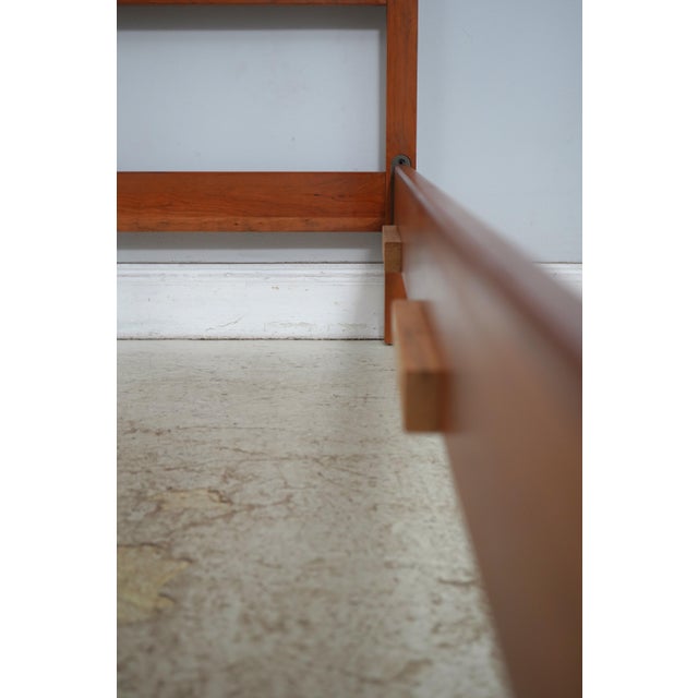 Wood Stickley Queen Size Cherry Mission Bed For Sale - Image 7 of 17