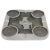 Gray Large Bruce Fox Large Collectible Cast Aluminum Square Cigar Ashtray For Sale - Image 8 of 8