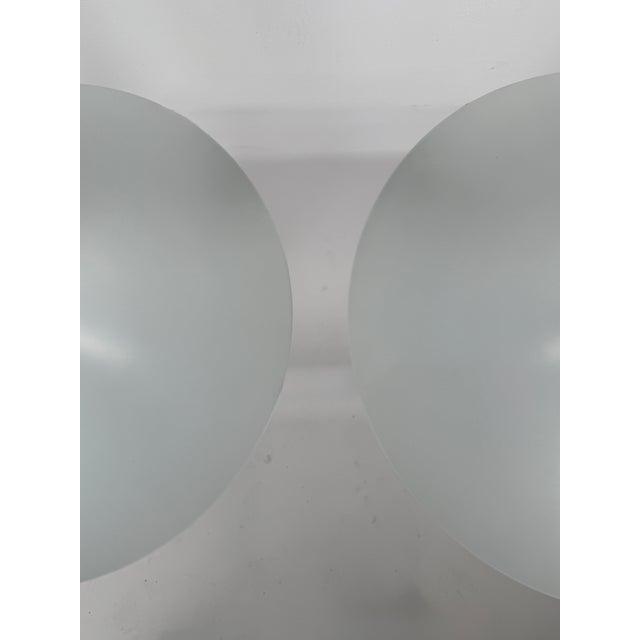 Metal Vintage Semi Pendant Lamps by Claus Bonderup & Torsten Thorup for Fog & Mørup, 1970, Set of 2 For Sale - Image 7 of 9