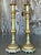 Vintage Boho Brass Candlesticks - A Pair For Sale In West Palm - Image 6 of 7