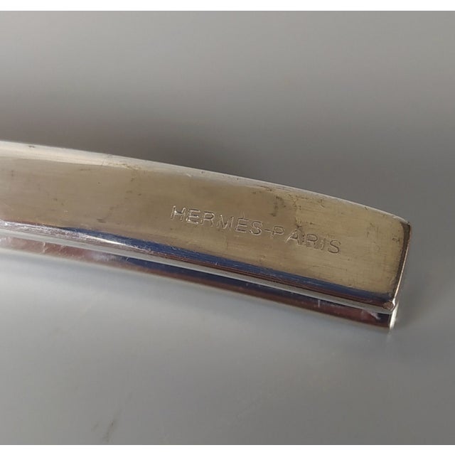 Silver-Plated Ondes Flatware from Hermès, 2002, Set of 110 For Sale - Image 3 of 7