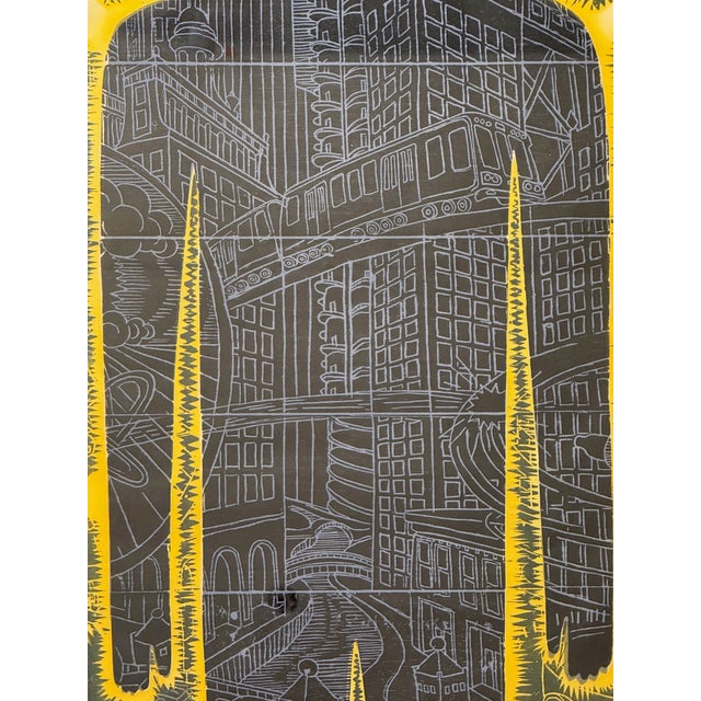 Contemporary The Luminary Woodblock Print by John Buck For Sale - Image 3 of 8