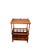 Wood Vintage Burl Wood Canterbury and Etageres Side Table For Sale - Image 7 of 12