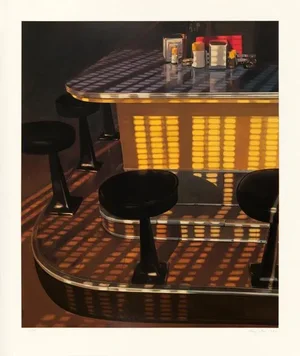 1990 "Venetian Light" Hand Printed Silkscreen Lithograph by John Register