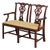 Chippendale Style Mahogany Window Bench For Sale
