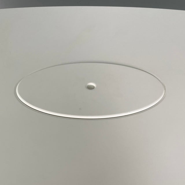 Silver Italian Modern Dining Table with Glass Vase by Andrea Branzi for Design Gallery Milano, 2006 For Sale - Image 8 of 18
