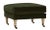Forest Green Greta Ottoman, Emerald Velvet For Sale - Image 8 of 8