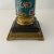 Longwy Antique French Longwy Enameled Floral Oil Lamp Base, Late 19th Century For Sale - Image 4 of 9
