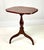 Antique Tiger Maple Tilt-Top Candle Stand For Sale - Image 9 of 12